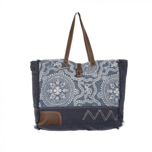 Myra Sylvan Blue Weekender Bag