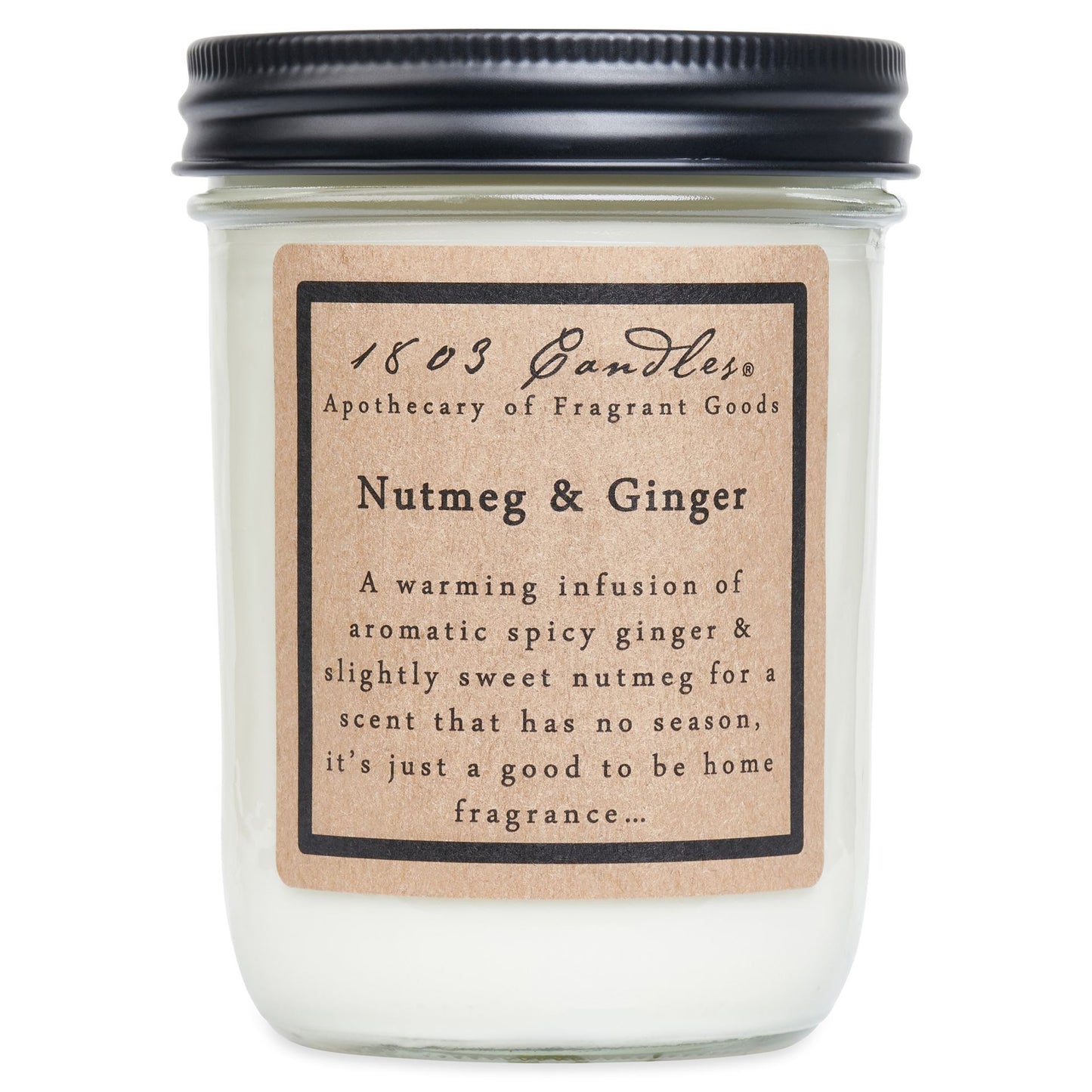 1803 Nutmeg & Ginger Candle 14oz.