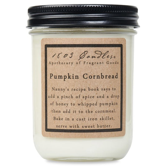 1803 Pumpkin Cornbread Candle 14oz.