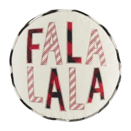 FALALA-ROUND-CHECK-PILLOW